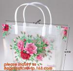 Wholesale Waterproof PP Plastic Gift Flower Bag Carry,PP Clear Handheld Flower