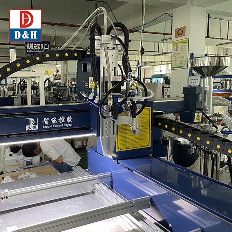 25L Tank Capacity PGB650B Robot Epoxy Resin Compound Hardner Glue Potting Machine with PLC Control System