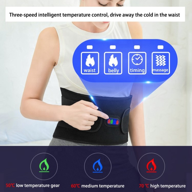 Electric Timing Warm Heating Waist Belt Heated Waist Belt Lumbar Support