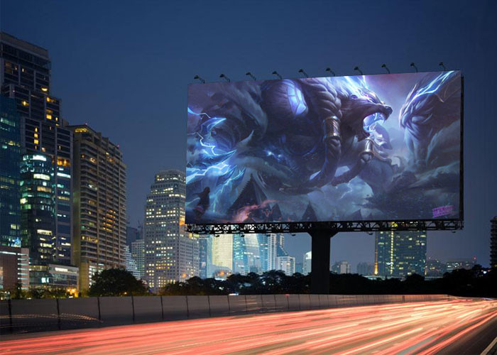 Anti UV P8 Outdoor Led Advertising Board Full Color High Brightness 1920hz