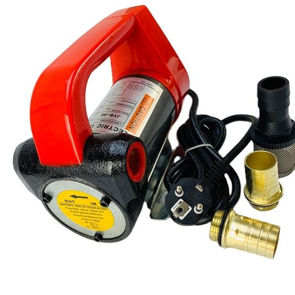 Small Cast Iron Mobile Diesel Fuel Transfer Water Pump 12V/24V For DC Truck