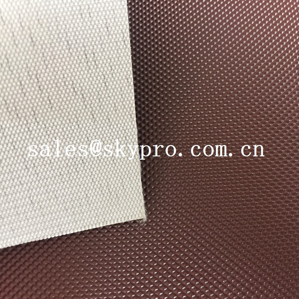 Black Diamond Bottom PVC Conveyor Belt Fabric Food Grade Treadmill Walking Belt