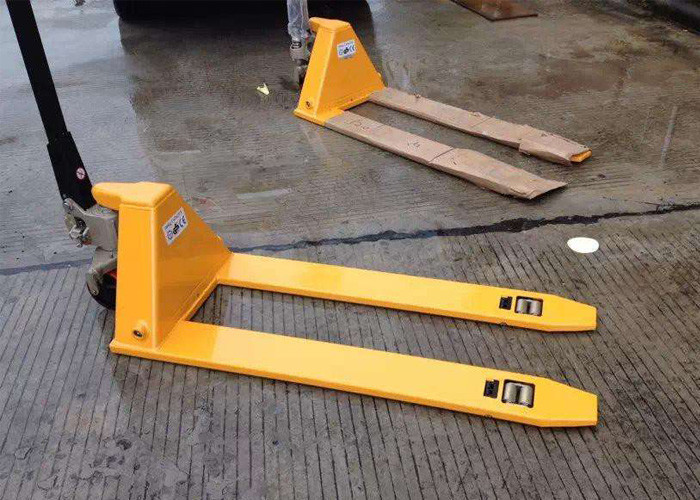 Fork Height 52mm Low Profile Pallet Jack Steel Wheel TUV Certification