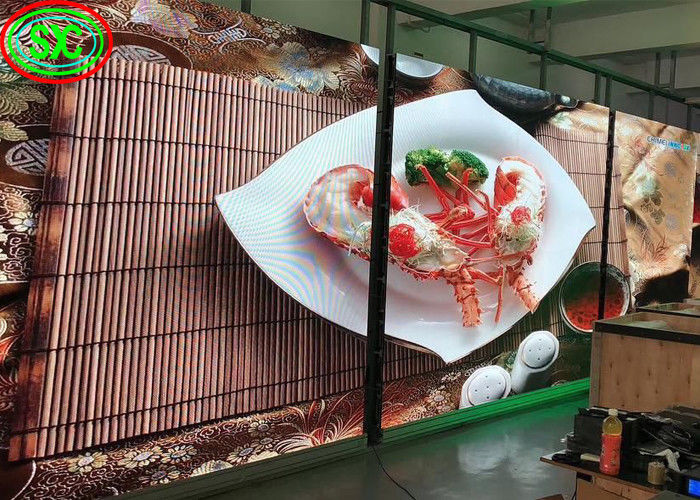 High Brightness Full Color SMD LED Die-Cast Aluminum Screen P10, Iron/Steel Slim Housing