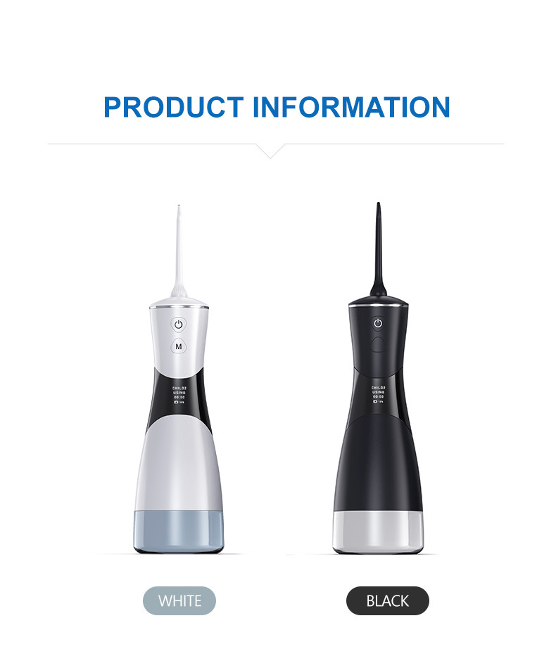 350ML Water Tank Portable Water Flosser With LCD Screen
