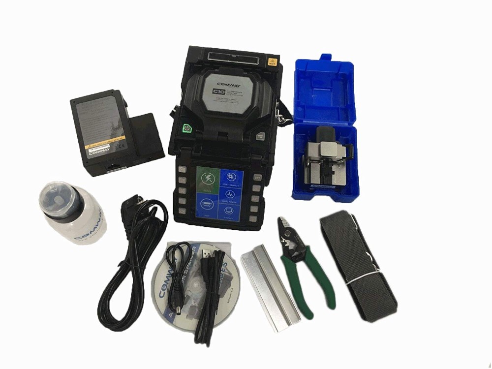 Single Fiber Comway C Fiber Fusion Machine , Fiber Optic Splicing Machine High End