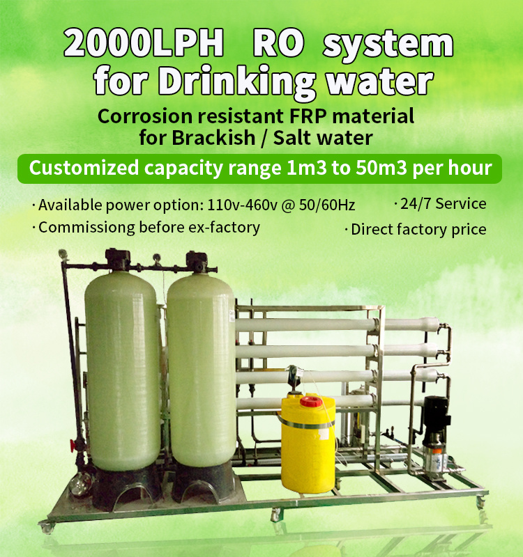 RO Water Purification Machine Reverse Osmosis RO Machine Drinking Water Treatment Machine