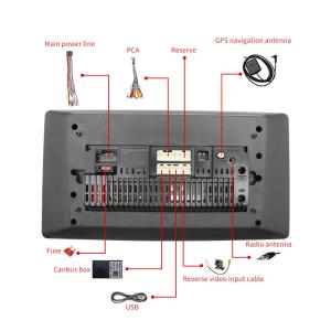 10.25 Inch Android Universal Audio Video Navigation System For Cars IPS HD Large