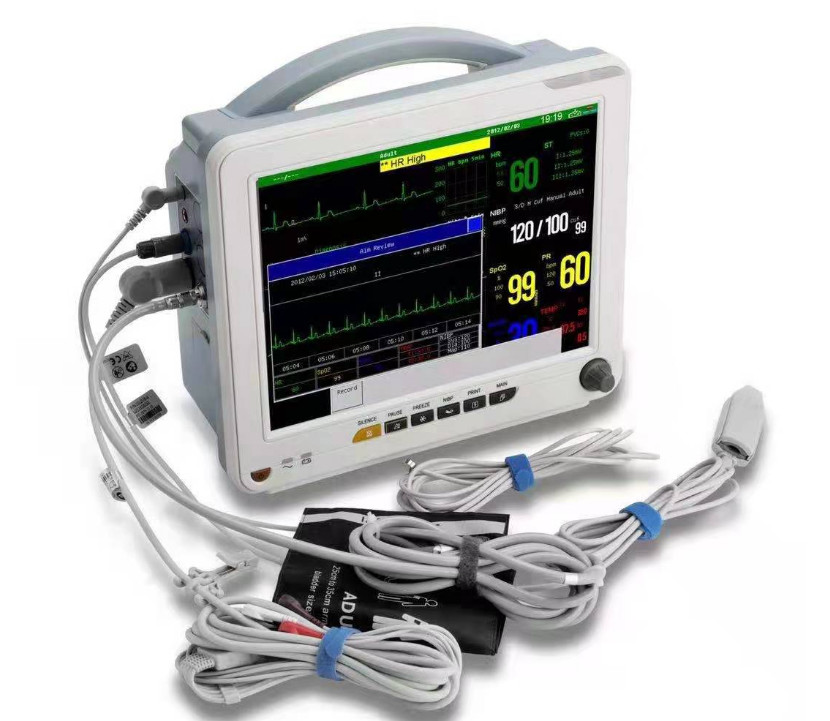 ABS material white portable electrocardiograph all-in-one machine for patient medical