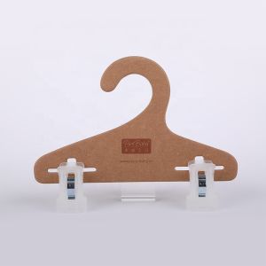 Biodegradable Paper Baby Hangers Children Garment Cardboard Hanger Custom Design