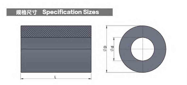 Outer Dia 1800mm 2000mm Cylindrical Rubber Fender For Jetty Port Dock