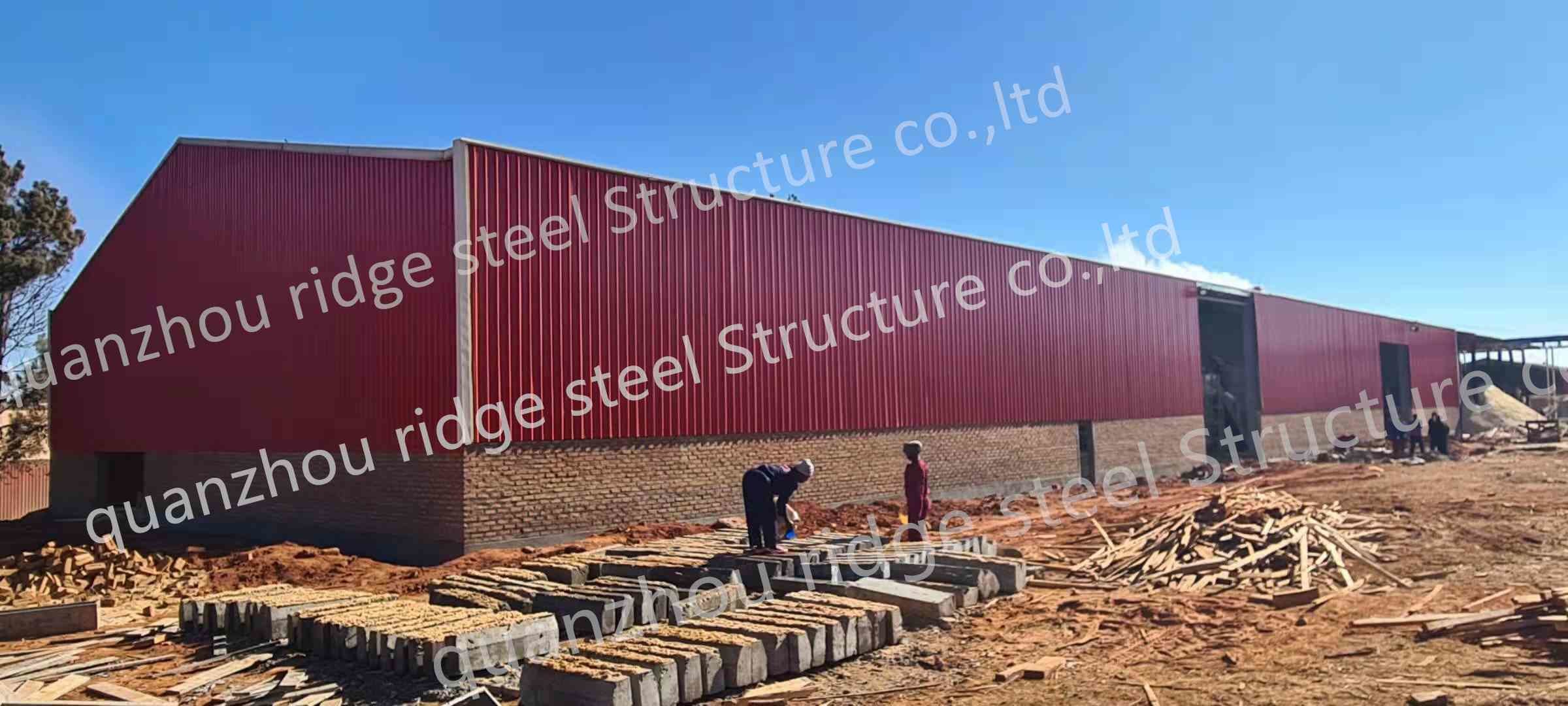 I Beam Steel Structure Construction Fire Proof Hot Rolled Prefab Metal Storage Sheds
