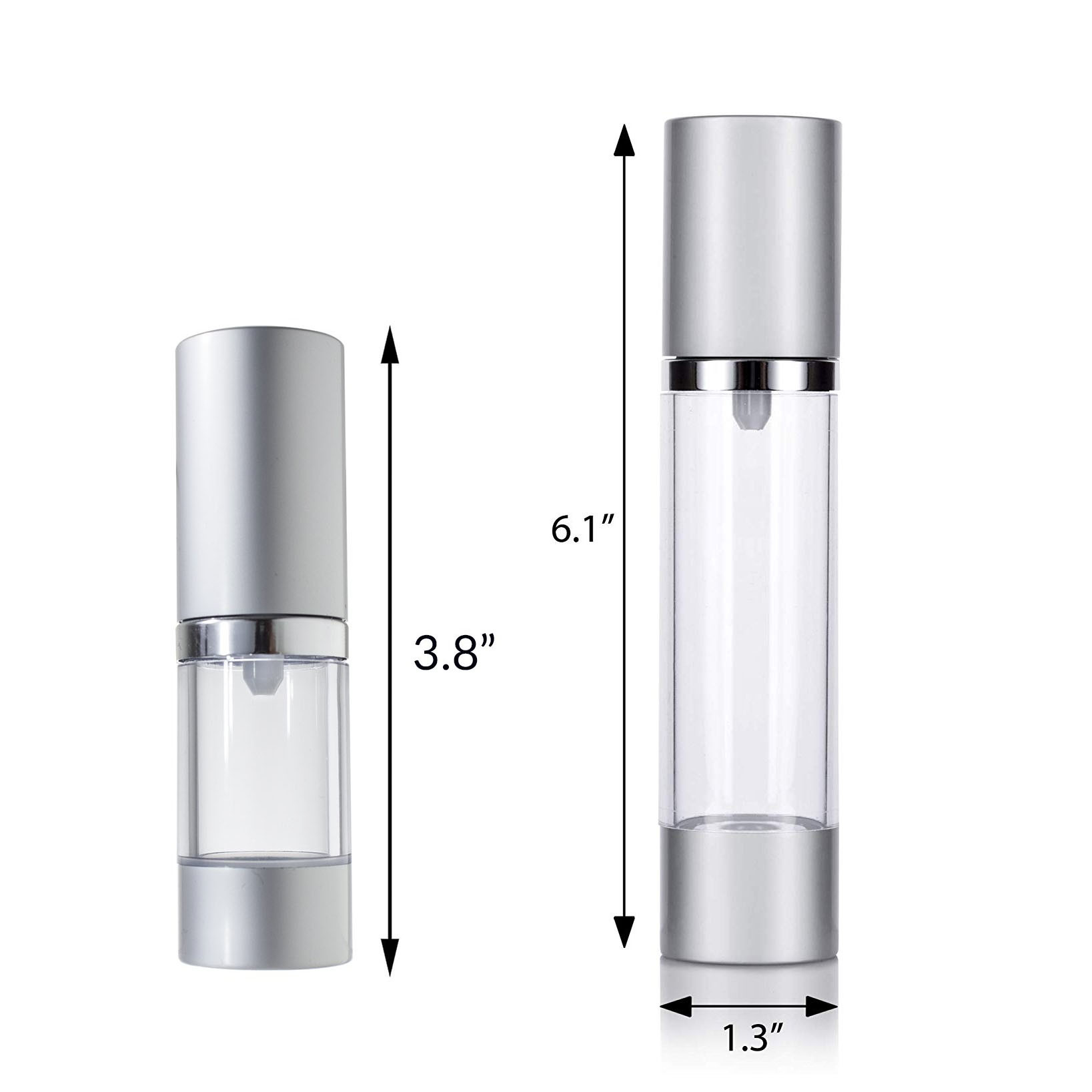 Portable Lightweight Airless Spray Pump Bottles Travel Daily Life Use