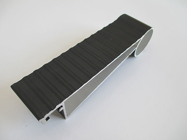 Powder Coating Black Aluminium Profile , Aluminium Structural Profiles Length ＜7m