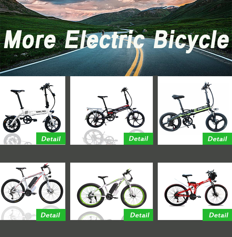 White Blue 26 Inch Electric Bicycle fast speed Aluminum Alloy Frame