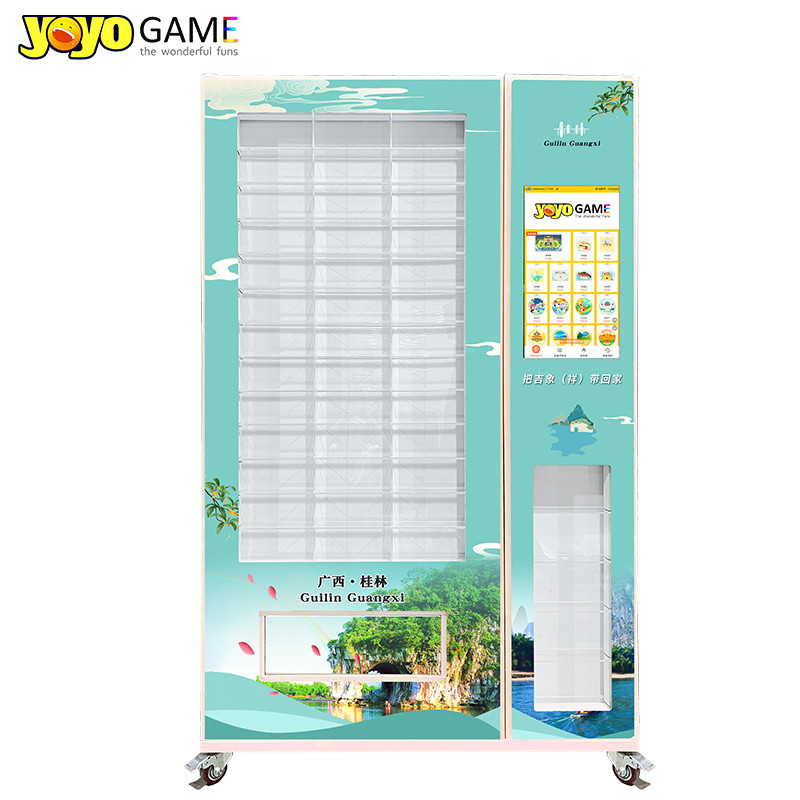 Small Business Ideas Newspaper Full Automatic Euro Currency Touchscreen Vending Machine With Card Reader