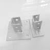 Buy cheap Flat Plate Strut Channel Accessories Cross Elbow Square Fittings from wholesalers