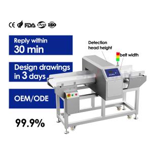 Food grade Quality easy-to-use conveyor belt Metal Detector with rejection CE ISO certified