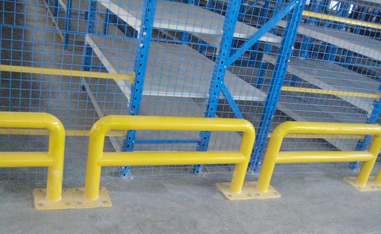 Green Corrosion Protection Pallet Racking Frame Guard for Enhanced Durability