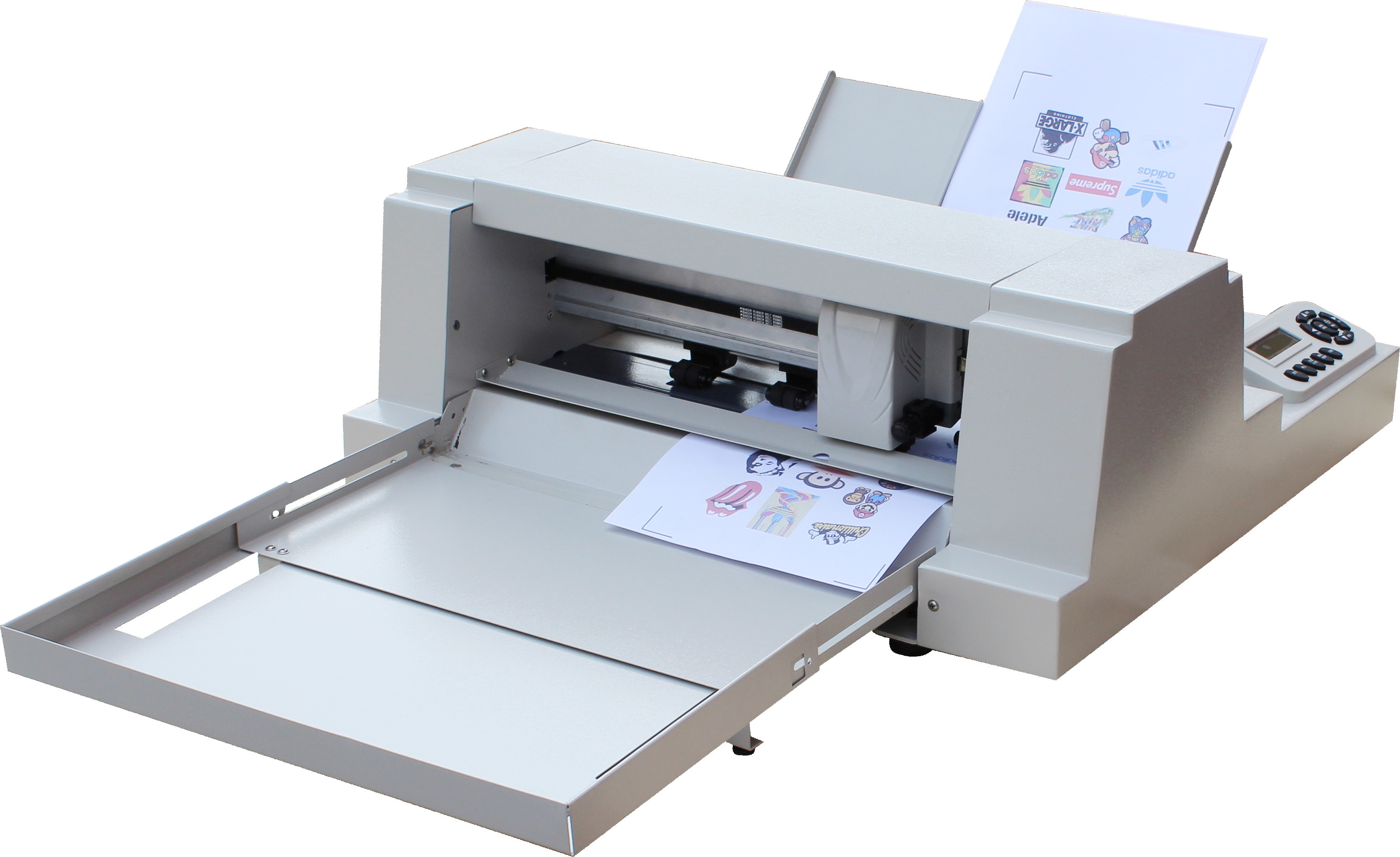 Servo Based 330mm Die Cut Sticker Machine 330mmX488mm Contour Cut Range