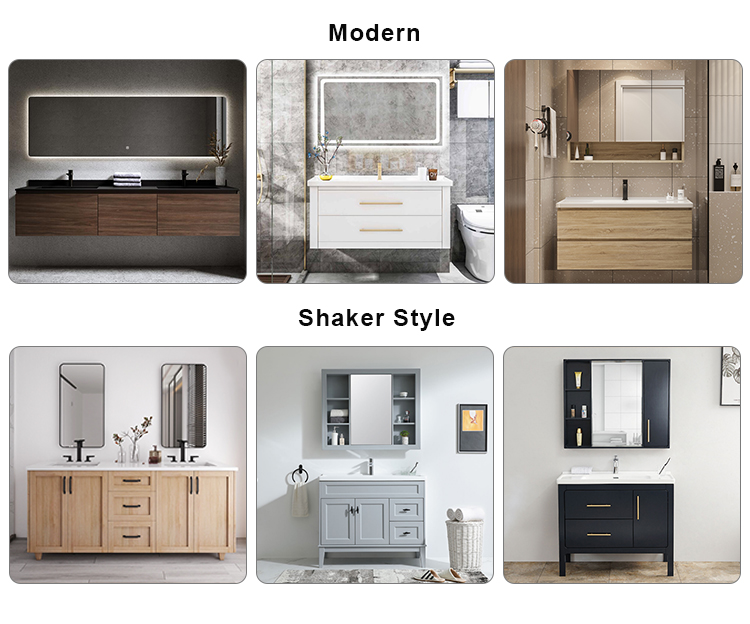 Modern Style Floating Bathroom Vanity with Simple White Finish and Waterproof Plywood