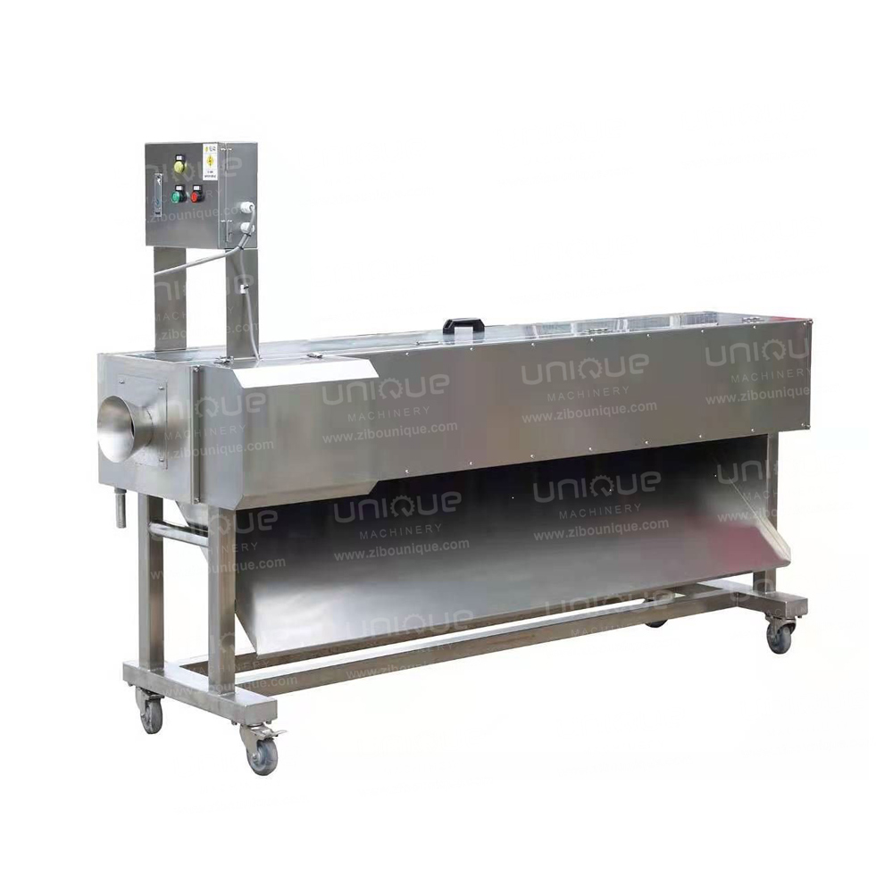 Big Root Vegetable Daikon Radish Mooli Skin Knife Peeling Machine 0.75kw