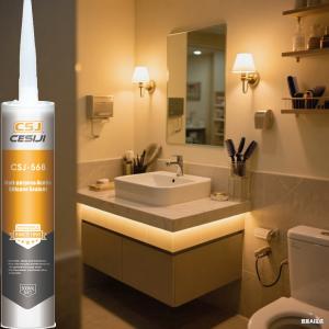 Fast Bonding Acetoxy Silicone Sealant Waterproof 300mL For Window