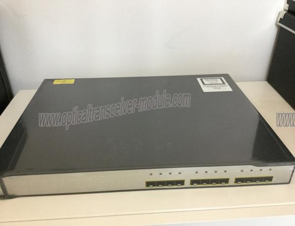 CISCO Switch WS-C3750G-12S-E 12 Port Fiber Optic Switch High Efficiency 1000Mbps