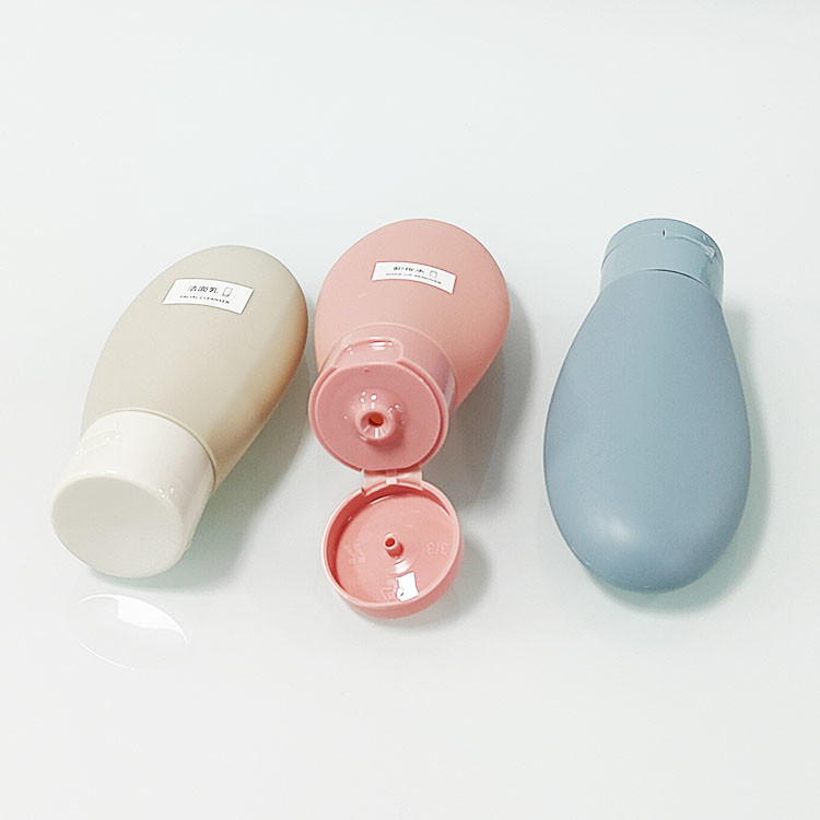 Flip cap 60ml Empty Lotion Squeeze Tubes Hand Cream Tube Packaging