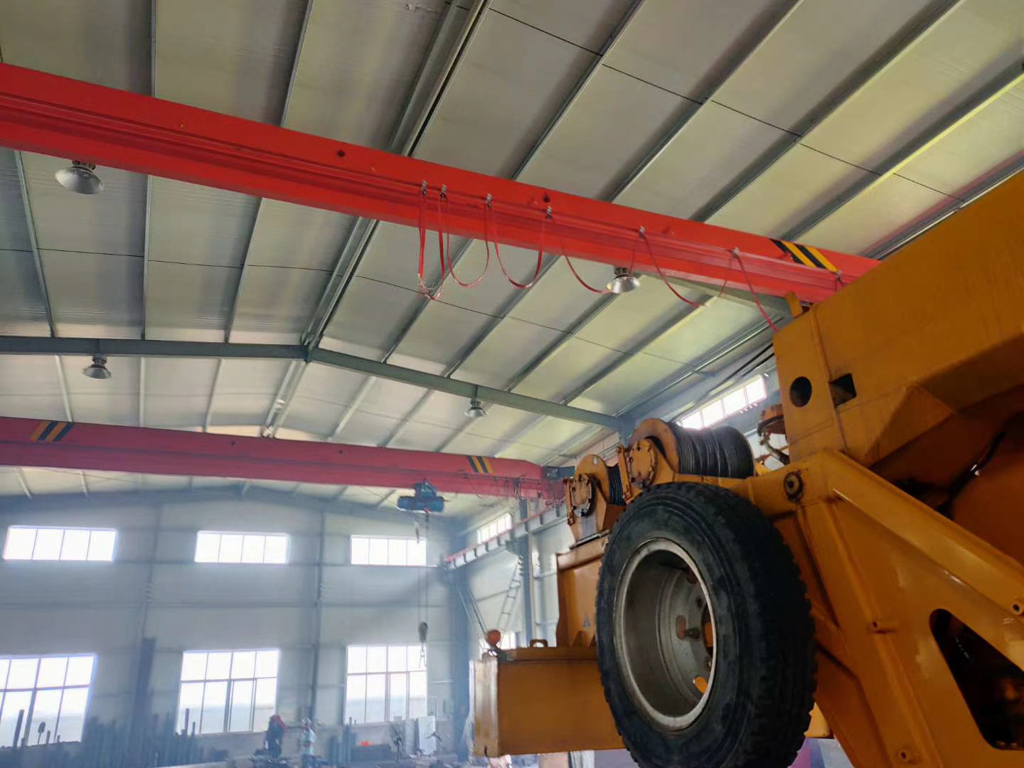 LD electric single beam bridge crane,10T truss, electric crane, steel wire electric hoist