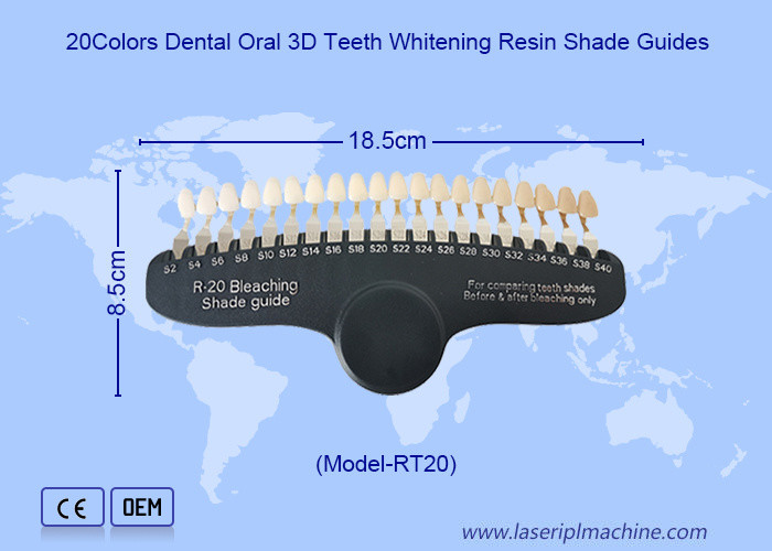 3D Shade Guide 27 Colors Teeth Whitening Teeth Bleaching Shade Guides Chart
