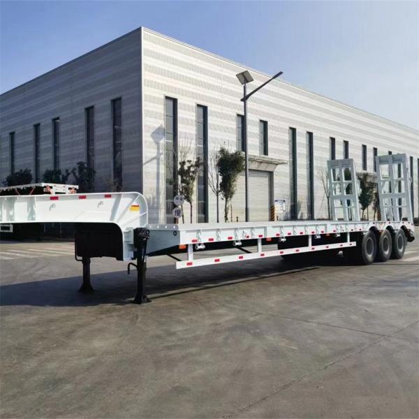 40 Tons To 100 Tons Original Bridge /FUWA/BPW Bridge Low Bed Semi-Trailer