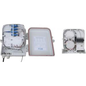 China High Impact Plastic Fiber Distribution Box CATV For FTTH Project on sale