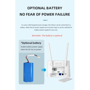 2 X 5dBi External Antennas Encryption Wifi LTE Router for Smooth and Stable