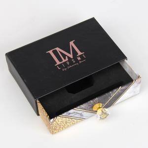 China Matte Black Cosmetic Packaging Box Cardboard For Lip Serum on sale
