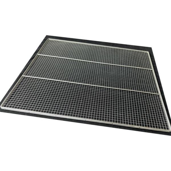 Stainless Steel Welded Wire Mesh Baking Tray Metal Wire Cooling Rack Grid Baking