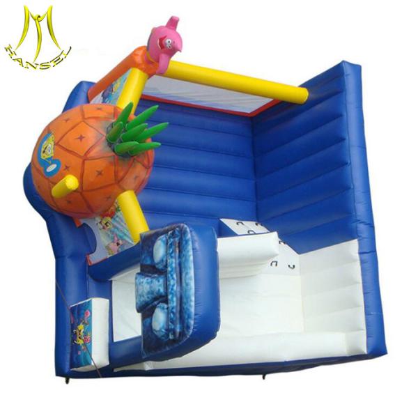 Hansel colourful kids playing inflatable toy amusment park inflatable bouncers