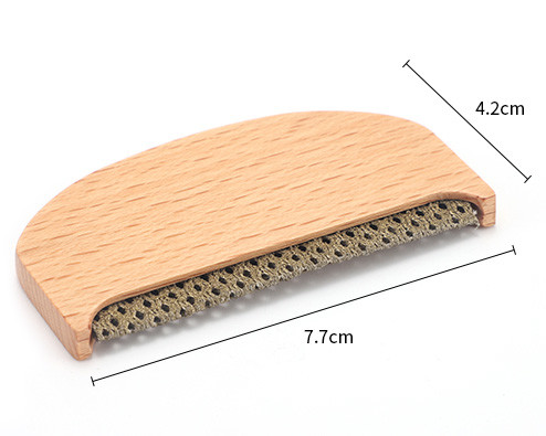 Sweater Comb Wood Plastic Handle Multi-Fabric Shaver Comb Removes Pills & Fuzz & Lintfrom Garments