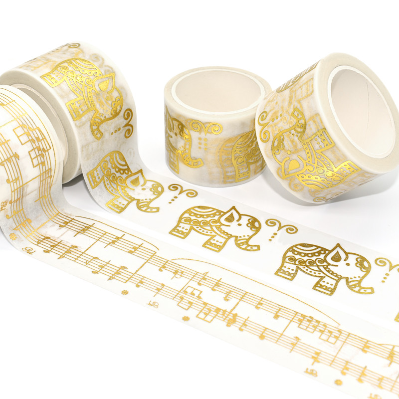 Custom Masking Foil Washi Tape Printing Kawaii Washi Paper Tape