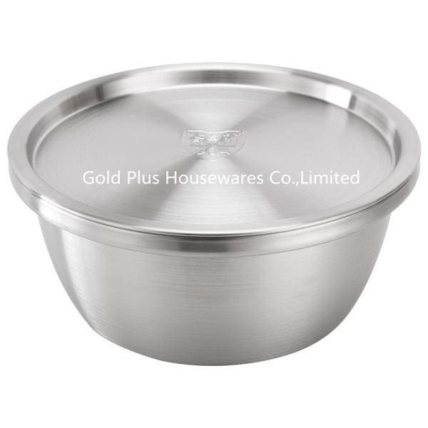 18-34cm Multi-size stainless steel bowl and basin polished metal steel steel big
