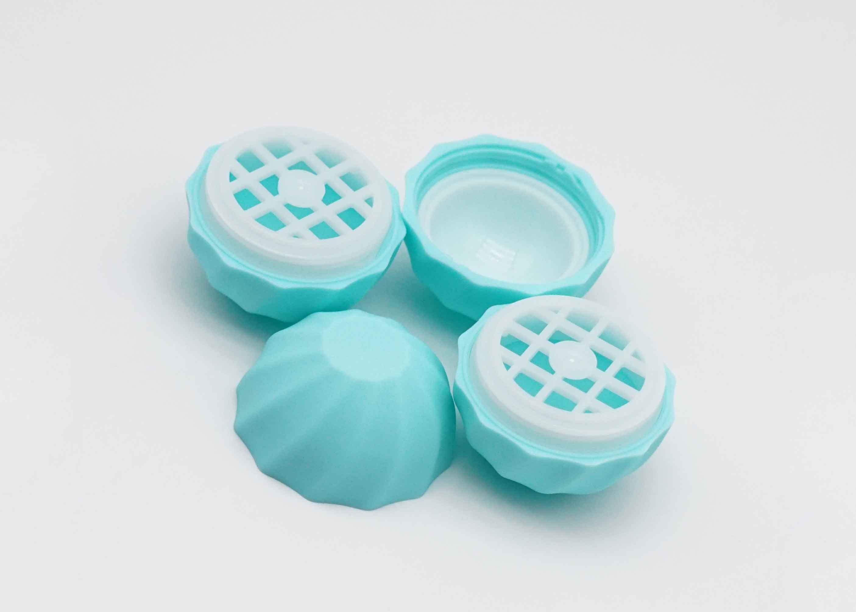Small MOQ Yellow Cosmetic Lip Balm Tube 7g Plastic Ball Shape Lip Balm Tube