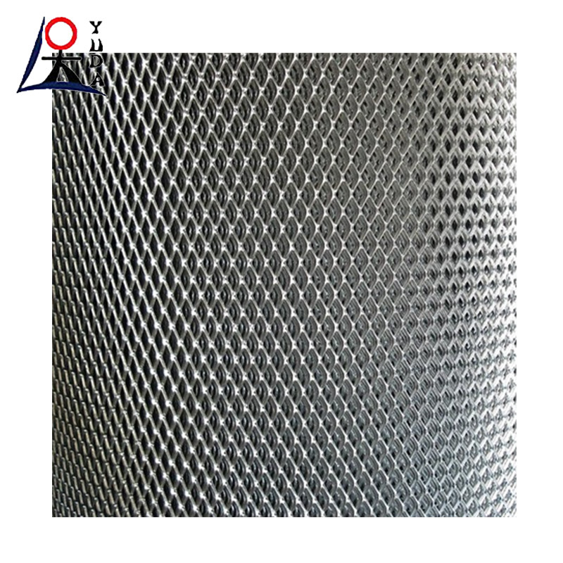 Hot Dipped Galvanized Suspended Ceiling Aluminium Expanded Metal Mesh 0.1 - 8mm 50m/roll