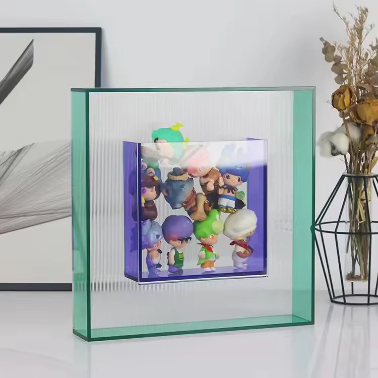 5''X 7'' Acrylic Photo Frame Square Acrylic Shadow Box Frame Wall Mounted Double Side