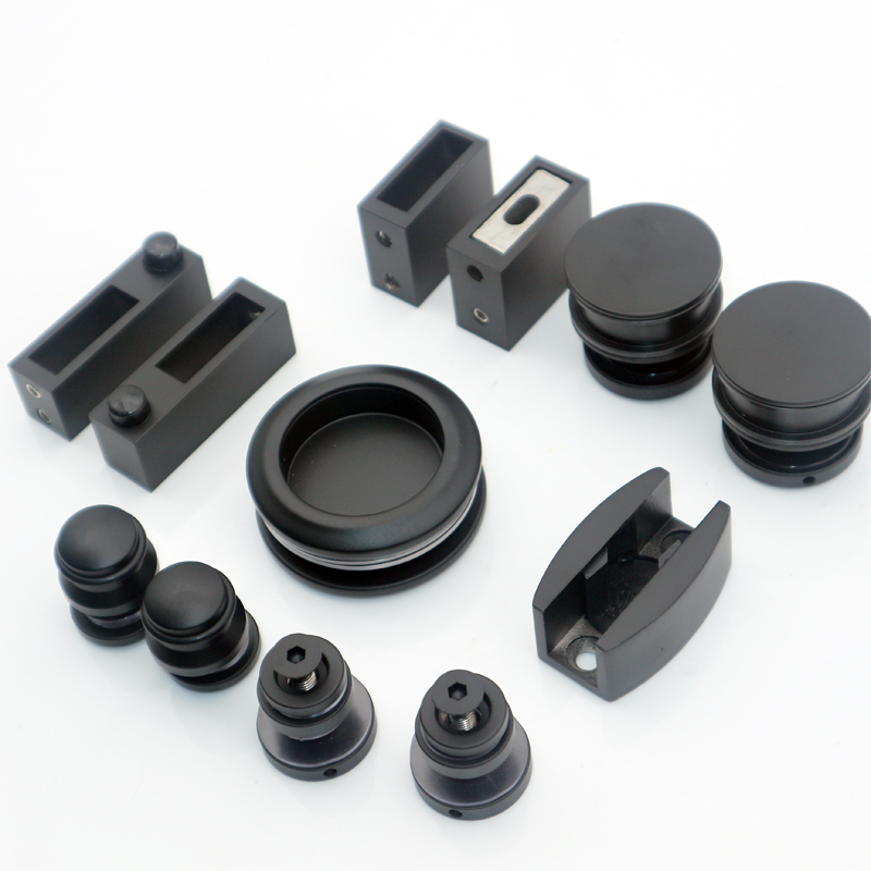 8-12MM Clear Color Sliding Shower Door Hardware with SS304 Tempered Glass Accessories