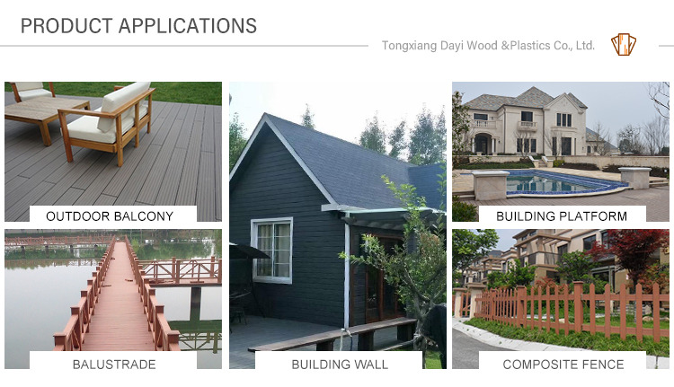 Modern Wood Plastic Composite Decking for Swimming Pools