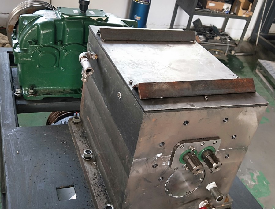 SS 201 304 Fried Snack Production Line Double Screw Extruder Machine 200KG/H