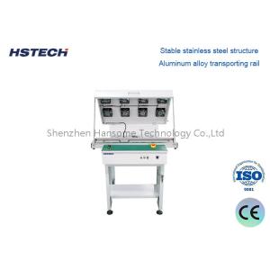 PCB conveyor with cooling fans green belt type roller type PCB buffer