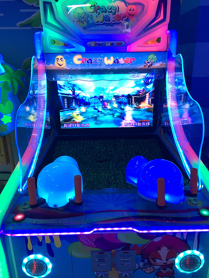 Promotion Coin Operated Water Shooting Arcade Machines Redemption Game