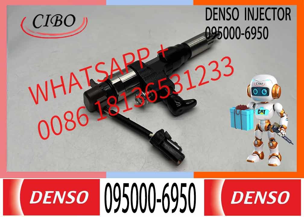 DENSO Common Rail Injector 095000-6950 095000-6951 095000-6952 23670-E0330 For HINO 500 Series J05 5.2D Diesel ENGINE