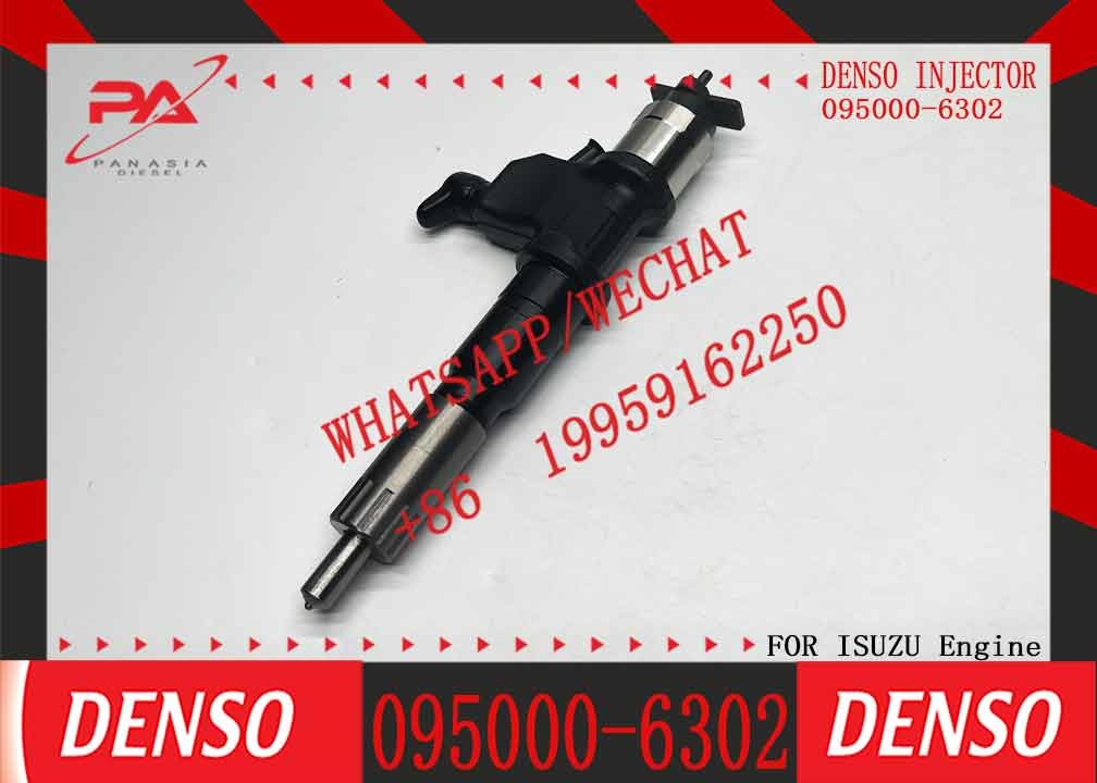Original Common Rail Fuel Injector 095000-6301 1-15300436-1 for HI-ON 6WF1 6UZ1 engine 095000-6302 1-15300436-2